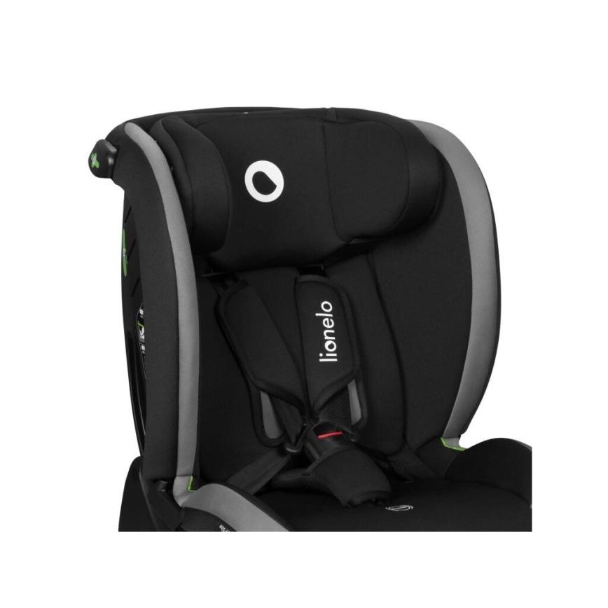 Lionelo - Automobilio sėdynė AART i-Dydis 40-150 cm juoda/pilka