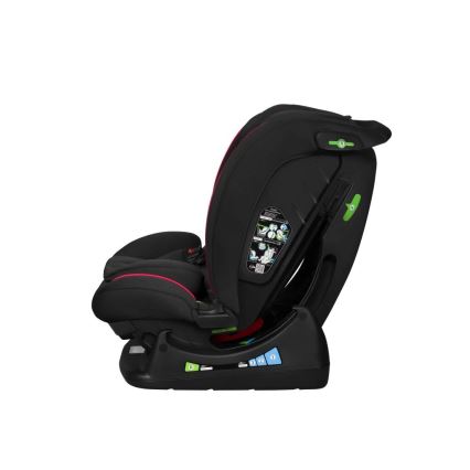 Lionelo - Automobilio sėdynė AART i-Dydis 40-150 cm juoda/raudona