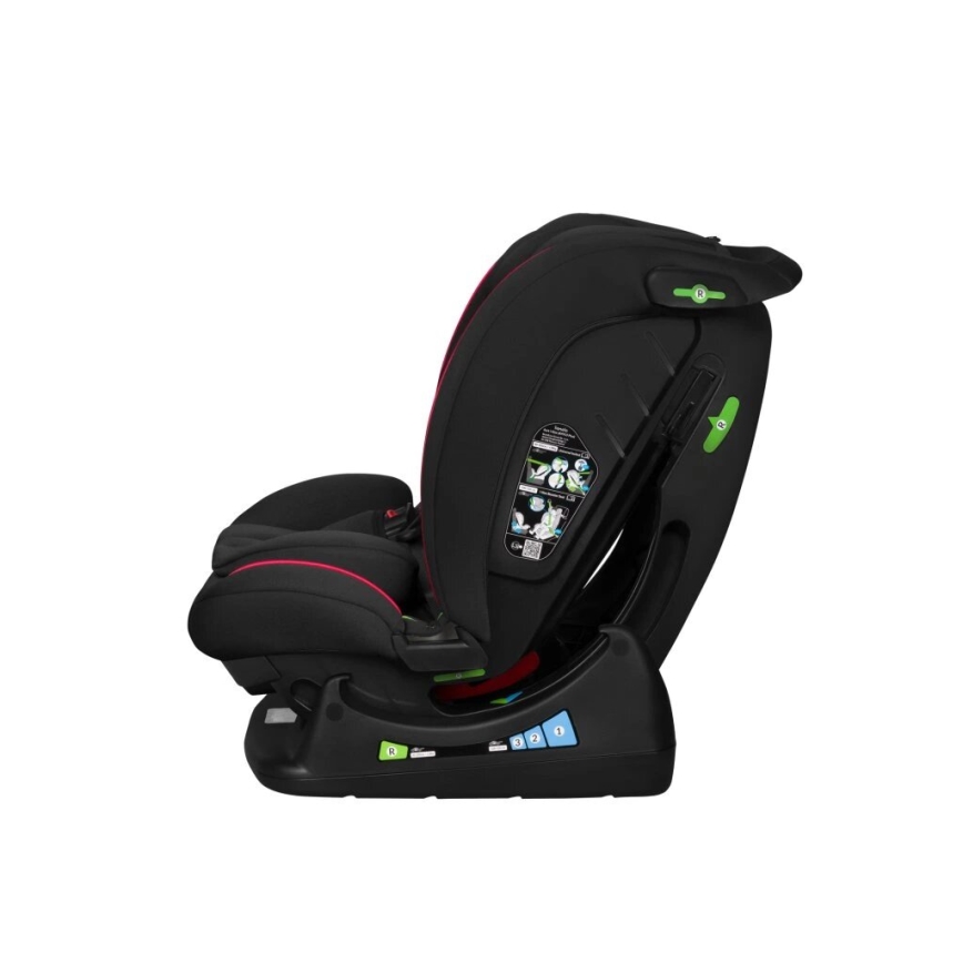 Lionelo - Automobilio sėdynė AART i-Dydis 40-150 cm juoda/raudona