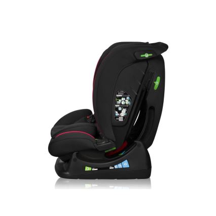 Lionelo - Automobilio sėdynė AART i-Dydis 40-150 cm juoda/raudona