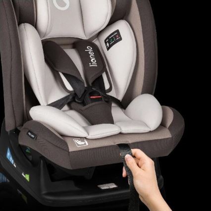 Lionelo - Automobilio sėdynė AART i-Dydis 40-150 cm ruda/kreminė