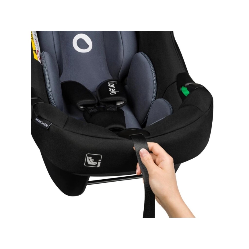 Lionelo - Automobilio sėdynė ASTRID i-Dydis 40-87 cm juoda
