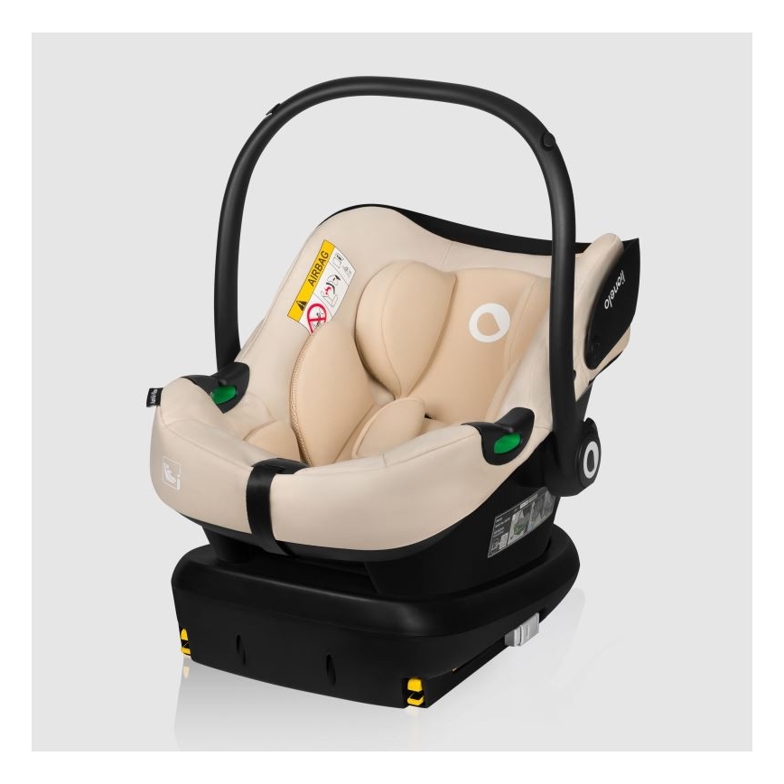 Lionelo - Automobilio sėdynė ASTRID i-Dydis 40-87 cm smėlio spalva