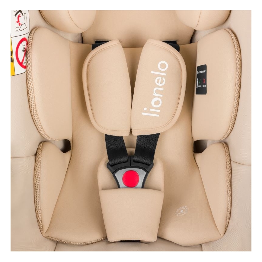 Lionelo - Automobilio sėdynė ASTRID i-Dydis 40-87 cm smėlio spalva