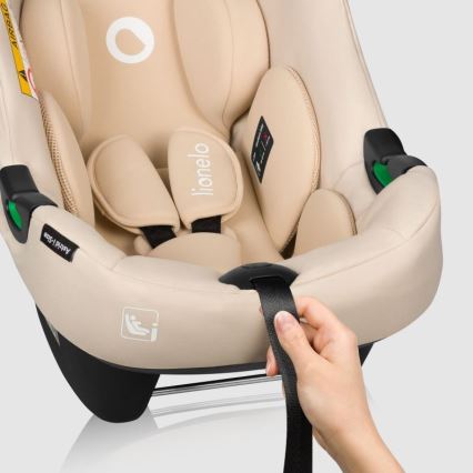 Lionelo - Automobilio sėdynė ASTRID i-Dydis 40-87 cm smėlio spalva