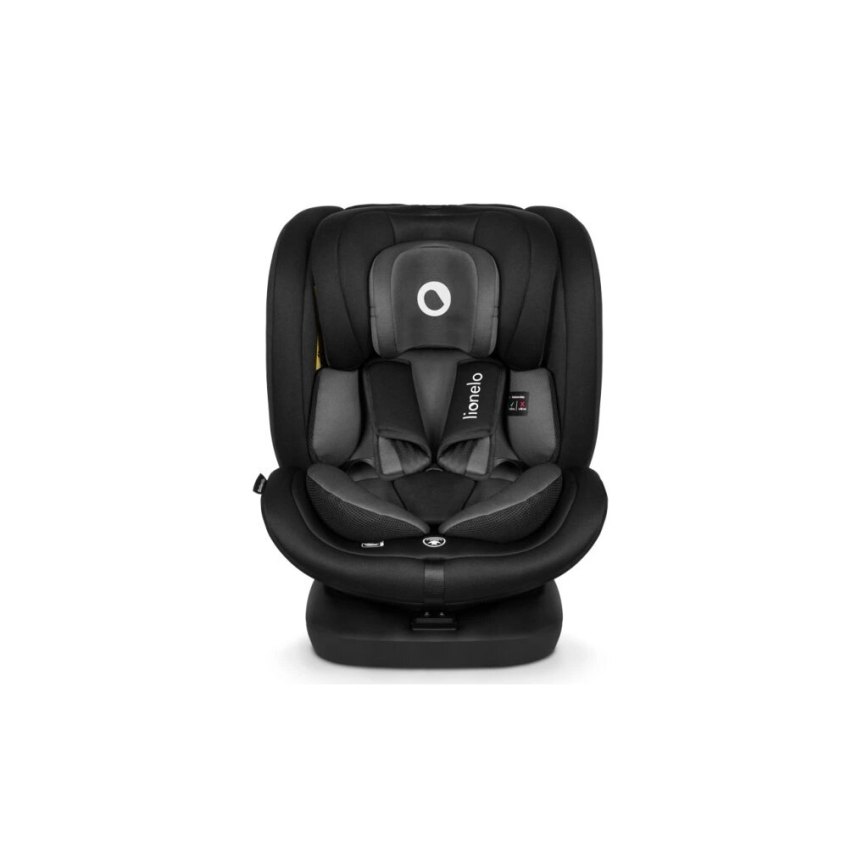 Lionelo - Automobilio sėdynė BASTIAAN i-Dydis 40-150 cm juoda/pilka
