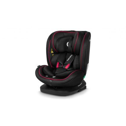 Lionelo - Automobilio sėdynė BASTIAAN i-Dydis 40-150 cm juoda/raudona
