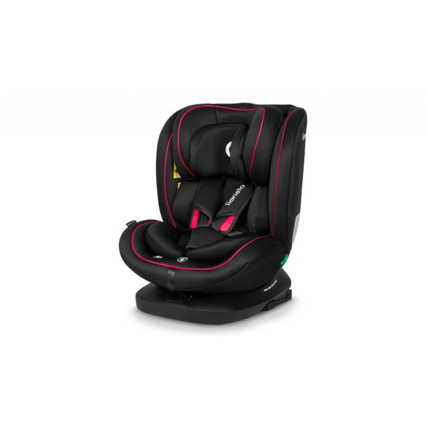 Lionelo - Automobilio sėdynė BASTIAAN i-Dydis 40-150 cm juoda/raudona