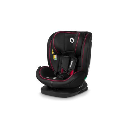 Lionelo - Automobilio sėdynė BASTIAAN i-Dydis 40-150 cm juoda/raudona
