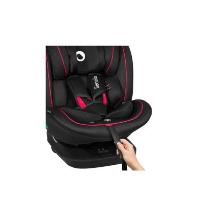 Lionelo - Automobilio sėdynė BASTIAAN i-Dydis 40-150 cm juoda/raudona