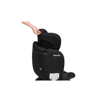 Lionelo - Automobilio sėdynė BASTIAAN i-Dydis 40-150 cm juoda/raudona