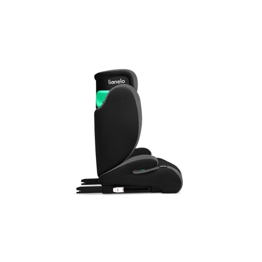 Lionelo - Automobilio sėdynė HUGO i-Dydis 100-150 cm juoda/pilka