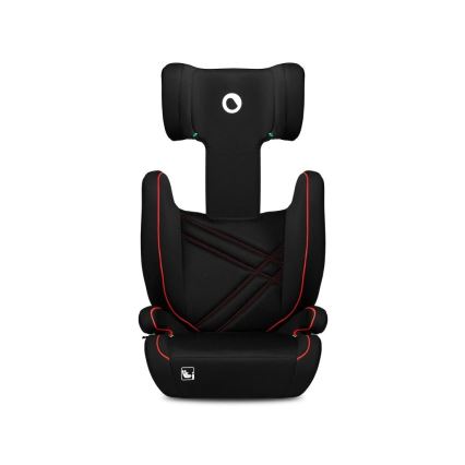 Lionelo - Automobilio sėdynė HUGO i-Dydis 100-150 cm juoda/raudona