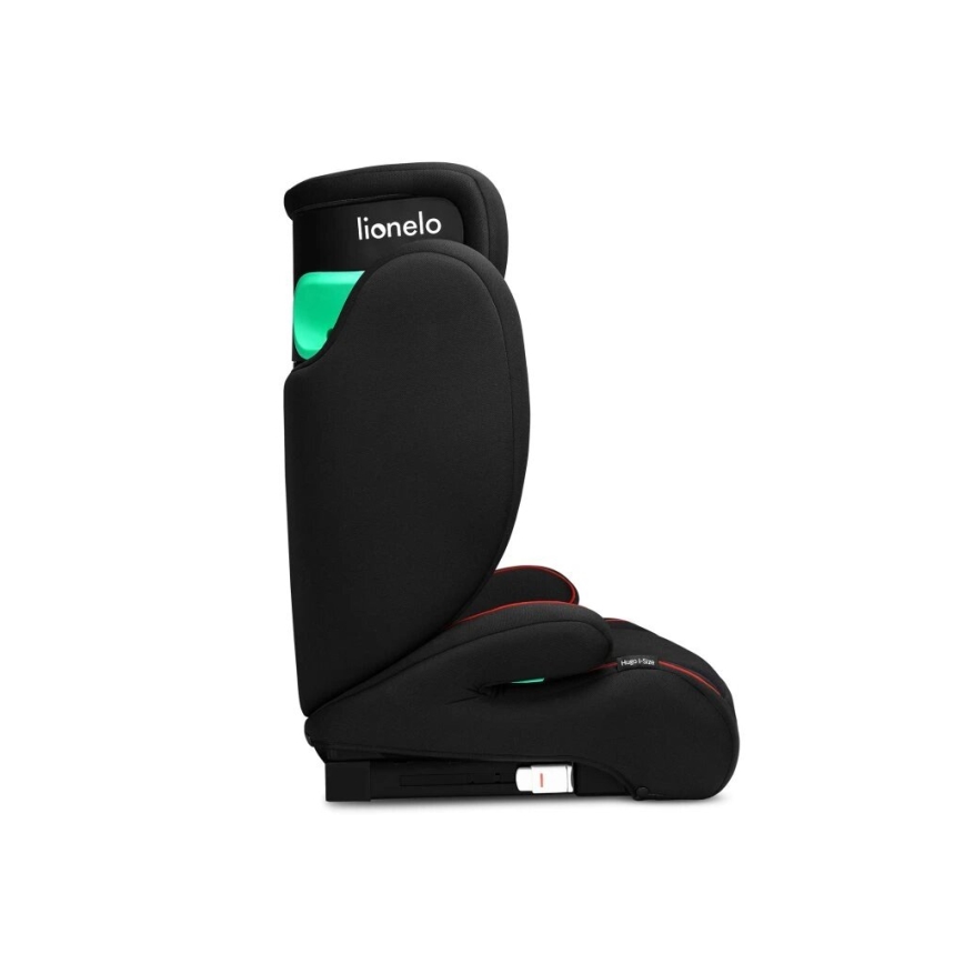 Lionelo - Automobilio sėdynė HUGO i-Dydis 100-150 cm juoda/raudona