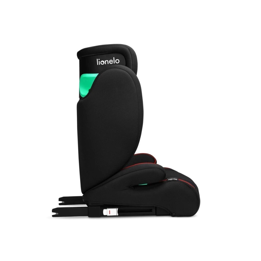 Lionelo - Automobilio sėdynė HUGO i-Dydis 100-150 cm juoda/raudona