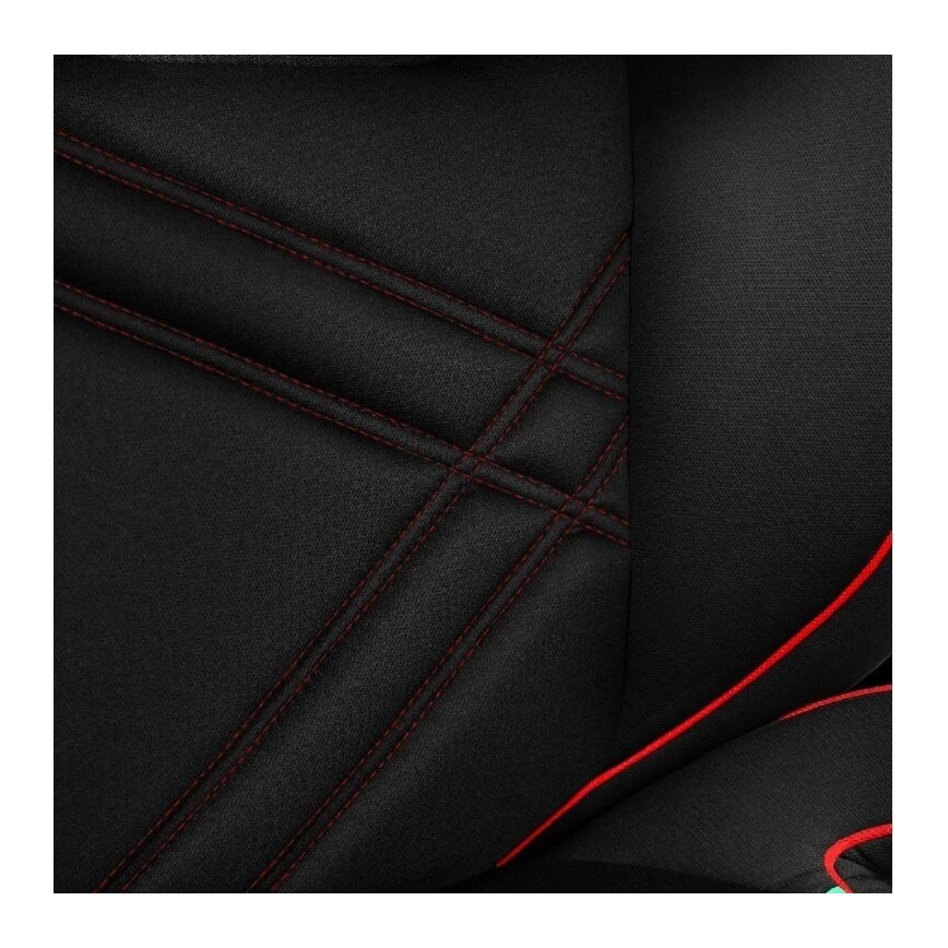 Lionelo - Automobilio sėdynė HUGO i-Dydis 100-150 cm juoda/raudona