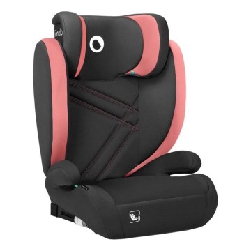 Lionelo - Automobilio sėdynė HUGO i-Dydis 100-150 cm juoda/rausva