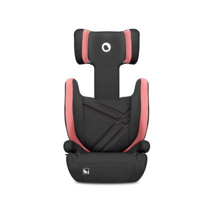 Lionelo - Automobilio sėdynė HUGO i-Dydis 100-150 cm juoda/rausva