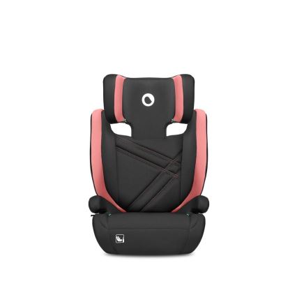 Lionelo - Automobilio sėdynė HUGO i-Dydis 100-150 cm juoda/rausva
