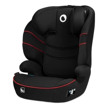 Lionelo - Automobilio sėdynė LARS i-Dydis 100-150 cm juoda/raudona