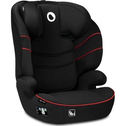 Lionelo - Automobilio sėdynė LARS i-Dydis 100-150 cm juoda/raudona