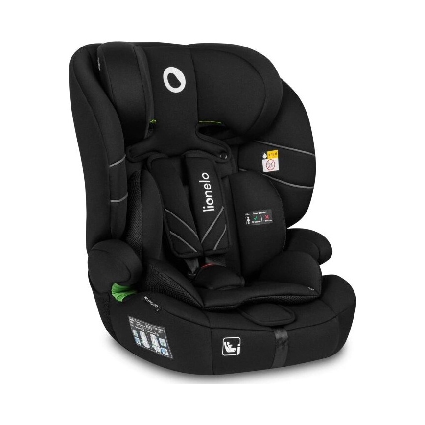 Lionelo - Automobilio sėdynė LEVI ONE i-Dydis 76-150 cm juoda