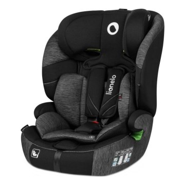 Lionelo - Automobilio sėdynė LEVI ONE i-Dydis 76-150 cm juoda/pilka