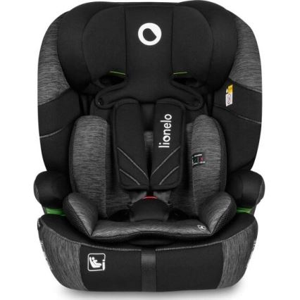 Lionelo - Automobilio sėdynė LEVI ONE i-Dydis 76-150 cm juoda/pilka