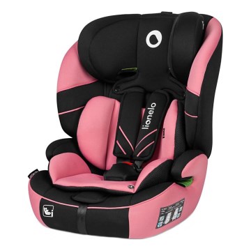Lionelo - Automobilio sėdynė LEVI ONE i-Dydis 76-150 cm juoda/rausva