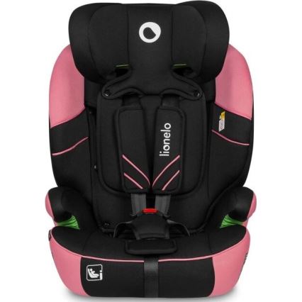 Lionelo - Automobilio sėdynė LEVI ONE i-Dydis 76-150 cm juoda/rausva