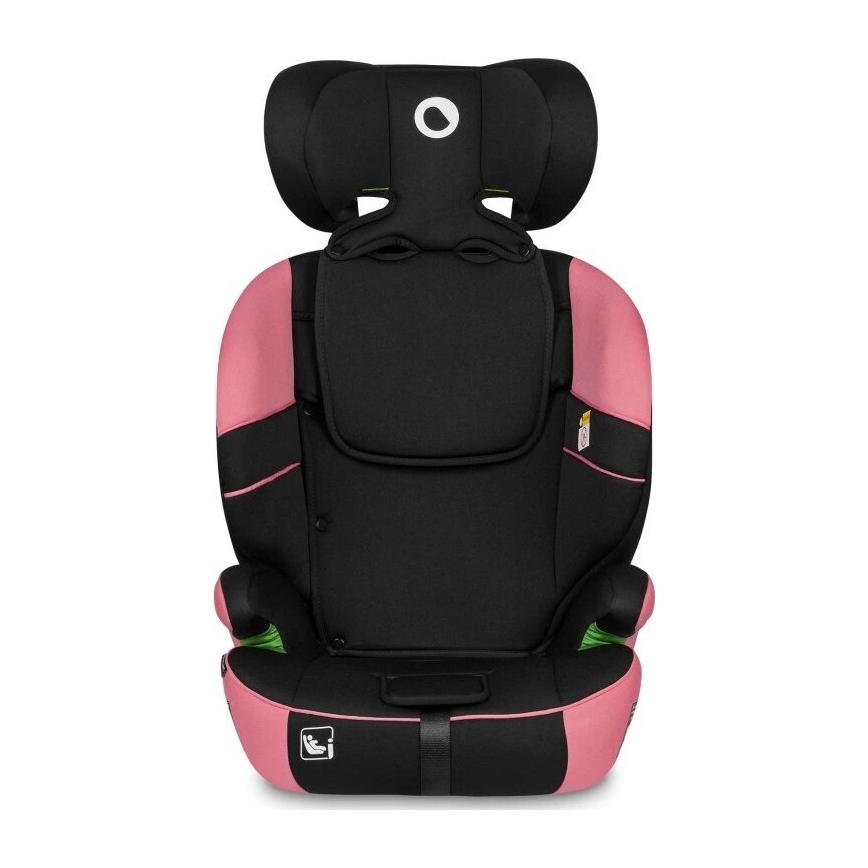 Lionelo - Automobilio sėdynė LEVI ONE i-Dydis 76-150 cm juoda/rausva