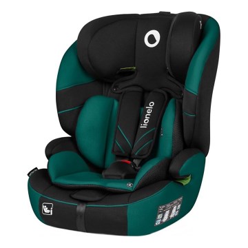 Lionelo - Automobilio sėdynė LEVI ONE i-Dydis 76-150 cm juoda/žalia