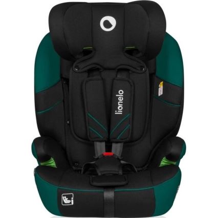Lionelo - Automobilio sėdynė LEVI ONE i-Dydis 76-150 cm juoda/žalia