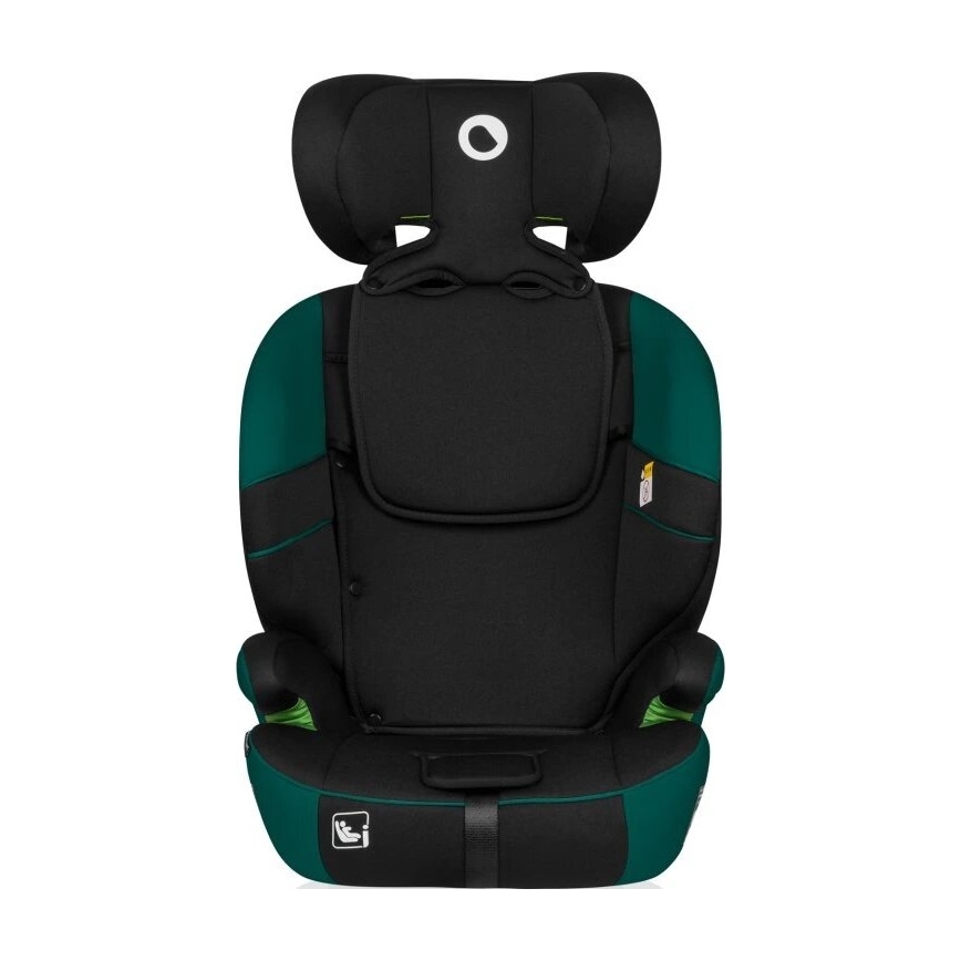 Lionelo - Automobilio sėdynė LEVI ONE i-Dydis 76-150 cm juoda/žalia