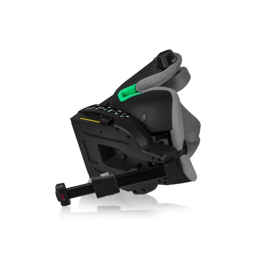 Lionelo - Automobilio sėdynė su baze besisukantis HARMONY i-Dydis 40-150 cm juoda/pilka