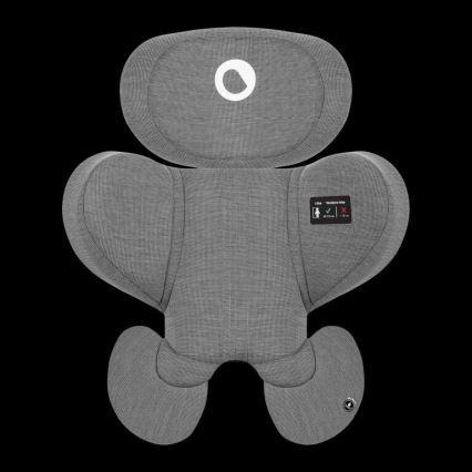 Lionelo - Automobilio sėdynė su baze besisukantis HARMONY i-Dydis 40-150 cm juoda/pilka