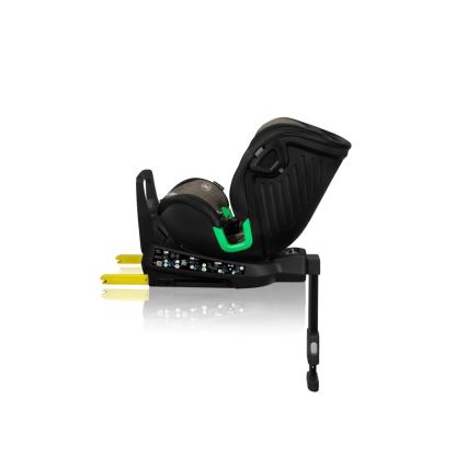 Lionelo - Automobilio sėdynė su baze swivel HARMONY i-Dydis 40-150 cm juoda/alyvmedis
