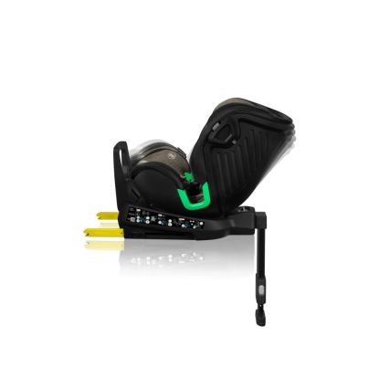 Lionelo - Automobilio sėdynė su baze swivel HARMONY i-Dydis 40-150 cm juoda/alyvmedis