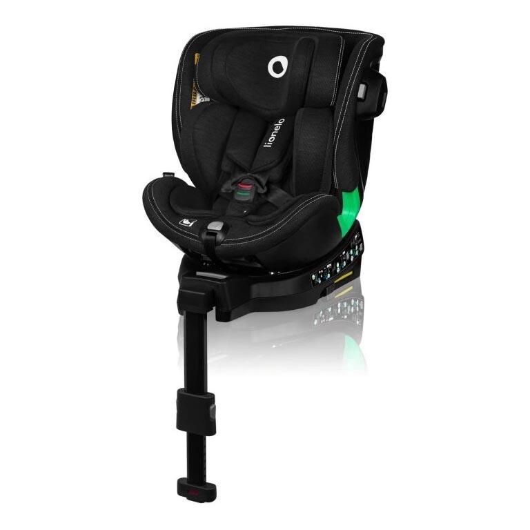Lionelo - Automobilio sėdynė su baze swivel HARMONY i-Dydis 40-150 cm juoda