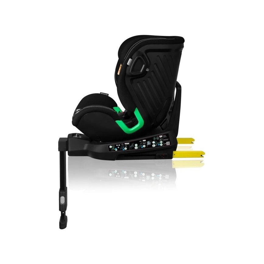 Lionelo - Automobilio sėdynė su baze swivel HARMONY i-Dydis 40-150 cm juoda