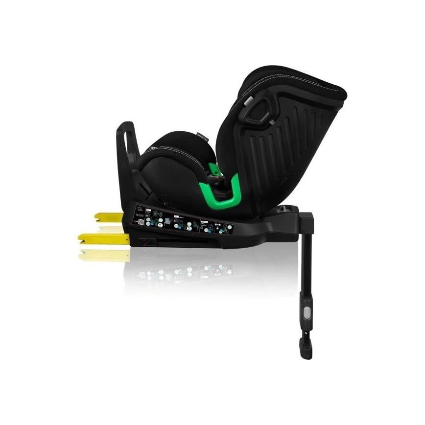 Lionelo - Automobilio sėdynė su baze swivel HARMONY i-Dydis 40-150 cm juoda