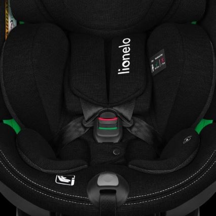 Lionelo - Automobilio sėdynė su baze swivel HARMONY i-Dydis 40-150 cm juoda