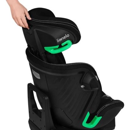 Lionelo - Automobilio sėdynė su baze swivel HARMONY i-Dydis 40-150 cm juoda