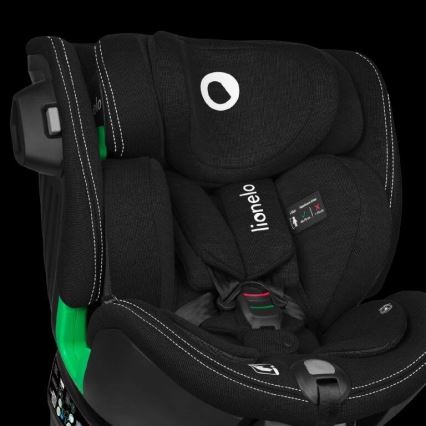 Lionelo - Automobilio sėdynė su baze swivel HARMONY i-Dydis 40-150 cm juoda