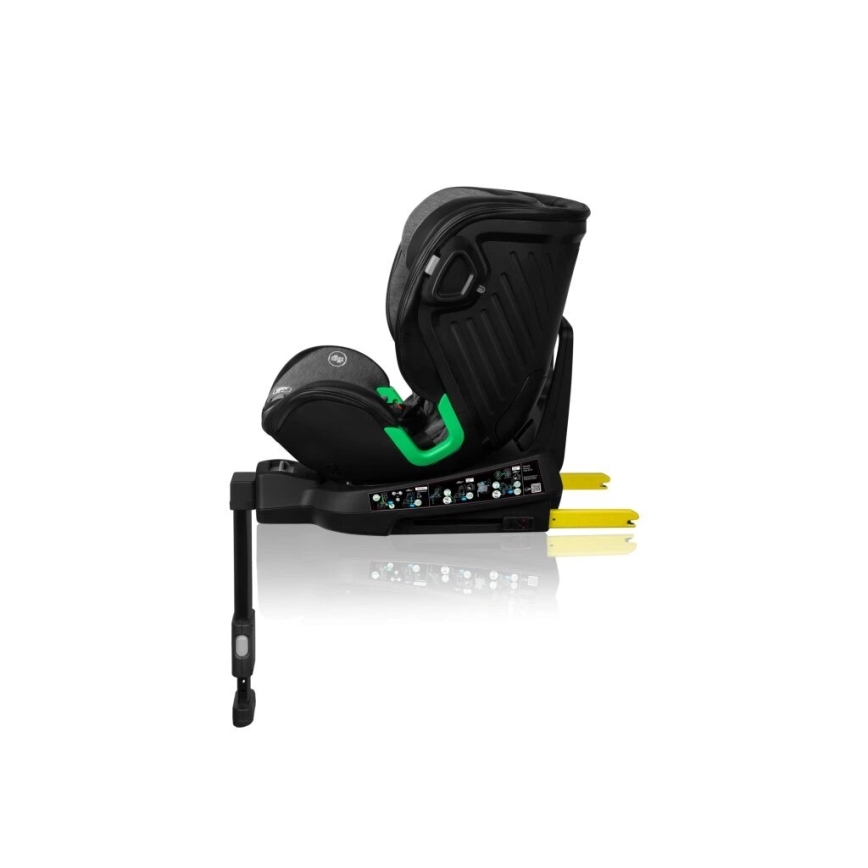 Lionelo - Automobilio sėdynė su baze swivel HARMONY i-Dydis 40-150 cm pilka