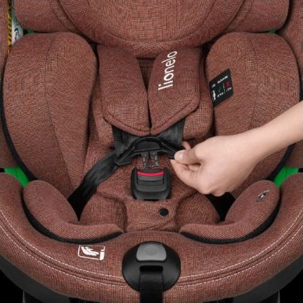 Lionelo - Automobilio sėdynė su baze swivel HARMONY i-Dydis 40-150 cm plyta