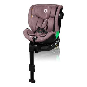 Lionelo - Automobilio sėdynė su baze swivel HARMONY i-Dydis 40-150 cm rausva