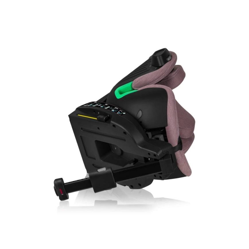 Lionelo - Automobilio sėdynė su baze swivel HARMONY i-Dydis 40-150 cm rausva