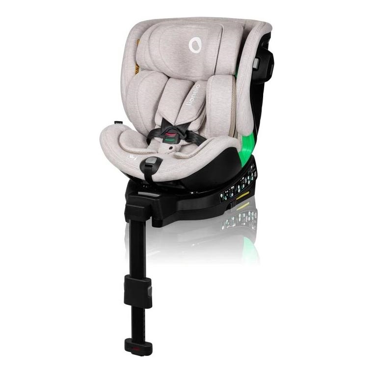 Lionelo - Automobilio sėdynė su baze swivel HARMONY i-Dydis 40-150 cm smėlio spalva