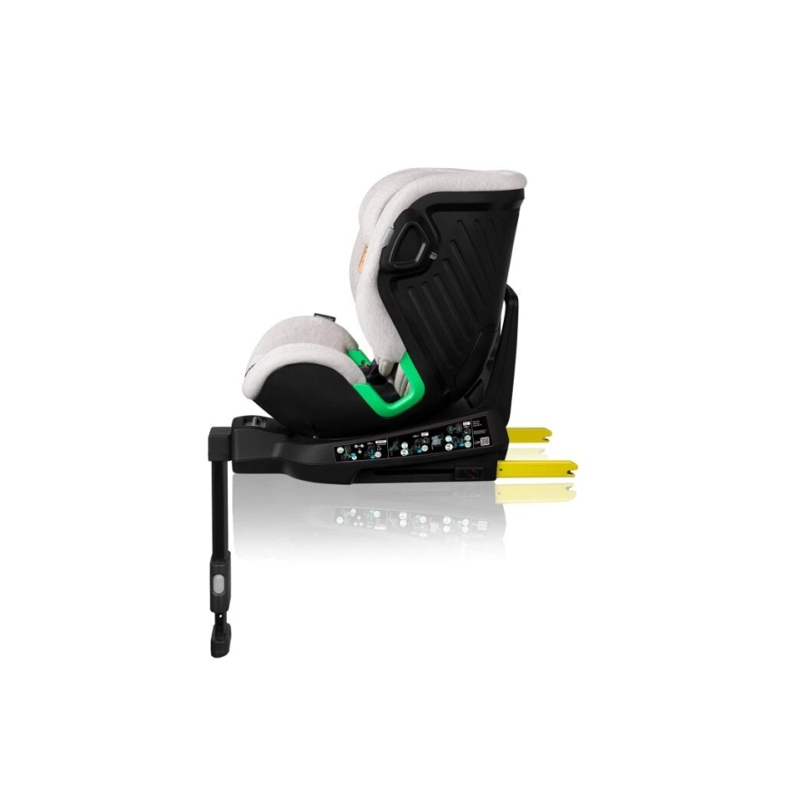 Lionelo - Automobilio sėdynė su baze swivel HARMONY i-Dydis 40-150 cm smėlio spalva